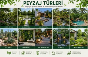Peyzaj Türleri Nelerdir? Modern ve Profesyonel Peyzaj Çeşitleri Rehberi